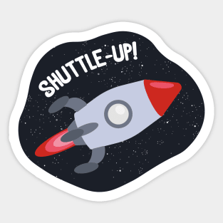 Spaceship Shuttle | Gift Ideas | Funny Astronomy Sticker